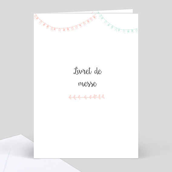 Livret de Messe de Mariage Mariage Illustré