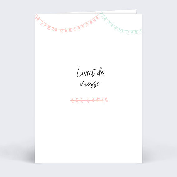Livret de Messe Mariage Mariage Illustré