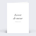 Livret de Messe Mariage Sobre & Jolie