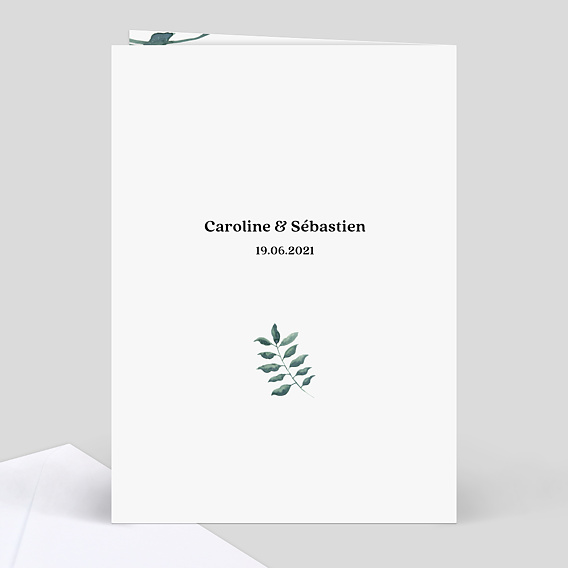 Livret messe mariage  Luxe Verso