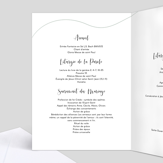 Livret de Messe Mariage Tempo
