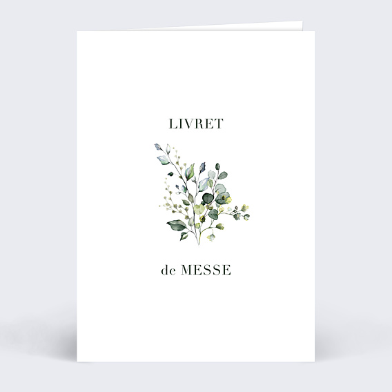 Livret messe mariage Herbarium