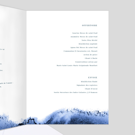 Livret messe mariage  Abîme Intérieur Droit