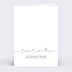 Livret de Messe Mariage Lettres Chic