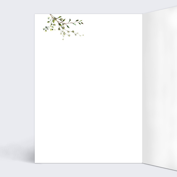 Livret de Messe Mariage Herbarium
