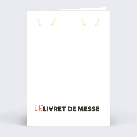 Livret de Messe Mariage Affiche de Film