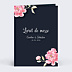 Livret de Messe Mariage Dark Peony