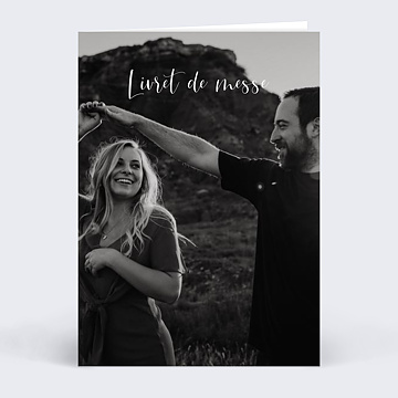 Livret de Messe Mariage Calligraphie