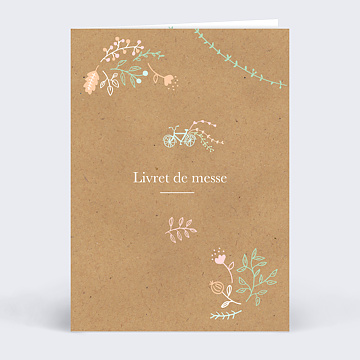 Livret de Messe Mariage  Promenade Champtre