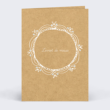 Livret de Messe Mariage Timeline Dentelle