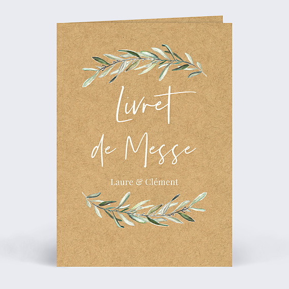 Livret messe mariage Lauriers