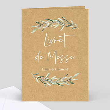 Livret De Messe Mariage Popcarte