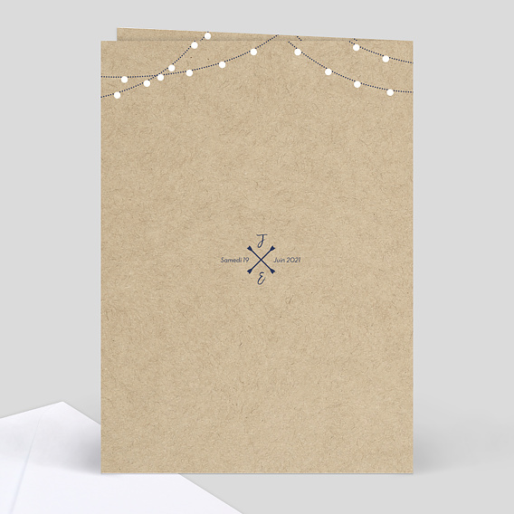 Livret messe mariage Notre Histoire Verso