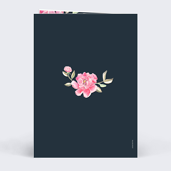 Livret de Messe Mariage Dark Peony