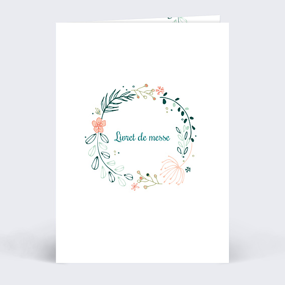 Livret messe mariage Couronne de Fleurs