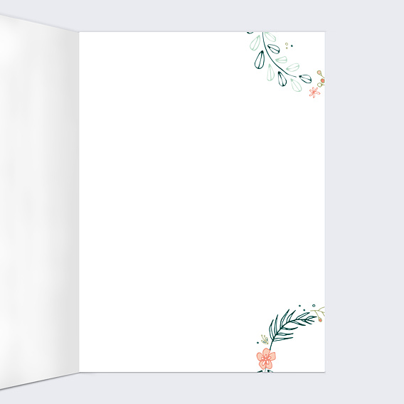 Livret de Messe Mariage Couronne de Fleurs
