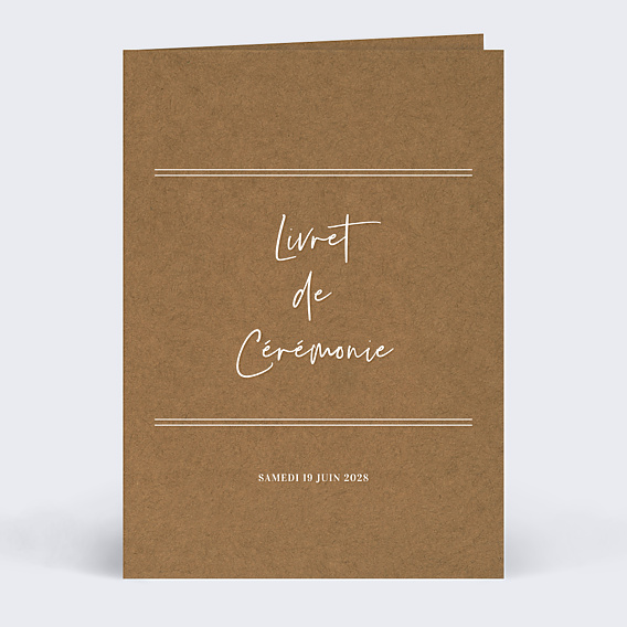 Livret de Messe Mariage Bohème