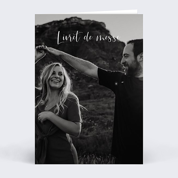 Livret de Messe Mariage Calligraphie