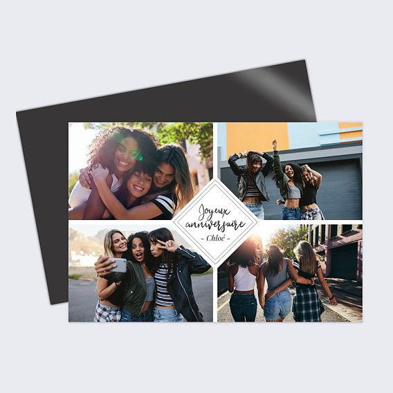 Magnet anniversaire Charme Classique