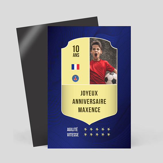 Magnet anniversaire Foot