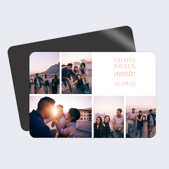 Magnet anniversaire Joli Multi