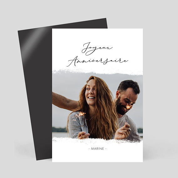 Magnet anniversaire Manuscrite
