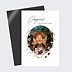 Magnet anniversaire Couronne de Fleurs Sauvages