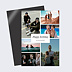 Magnet anniversaire Multiphotos Etiquette