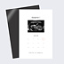 Magnet annonce grossesse Calendrier Naissance Recto