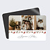 Magnet Carte de Noël Frise Traineau