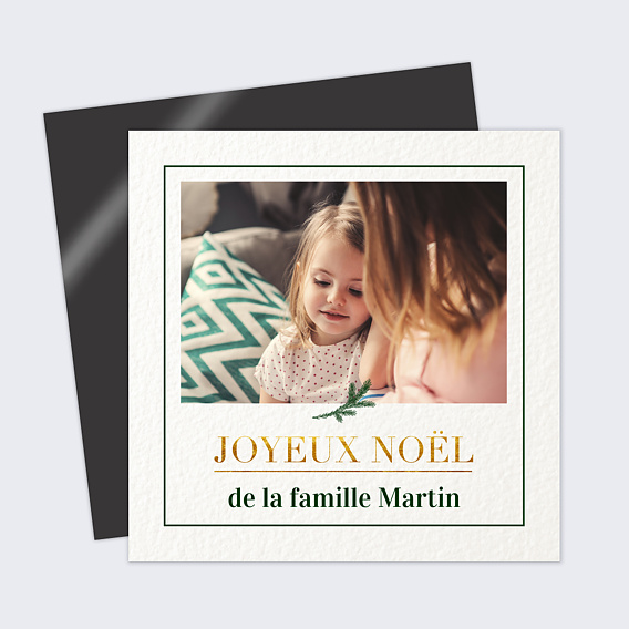 Magnet Noël Joli Sapin Recto