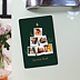 Magnet Carte de Noël Famille Sapin