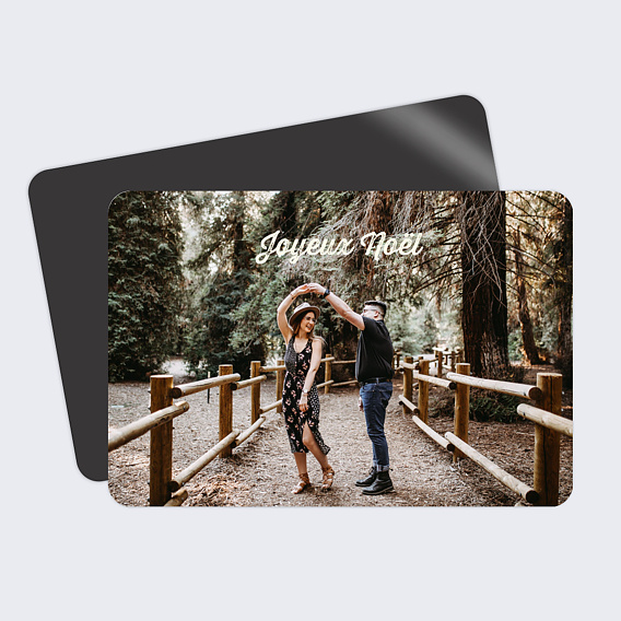 Magnet Noël Voyage Noël Recto