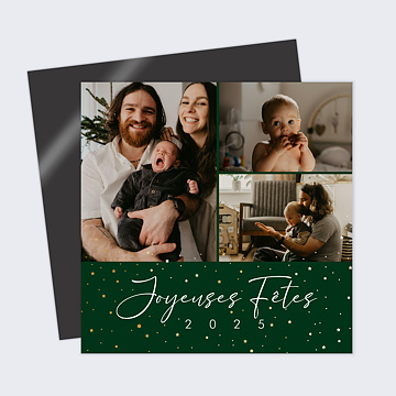 Magnet Carte de Vux Particuliers Carte de voeux Ptillante