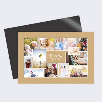 Magnet Carte de Vux Particuliers Jolis cadres