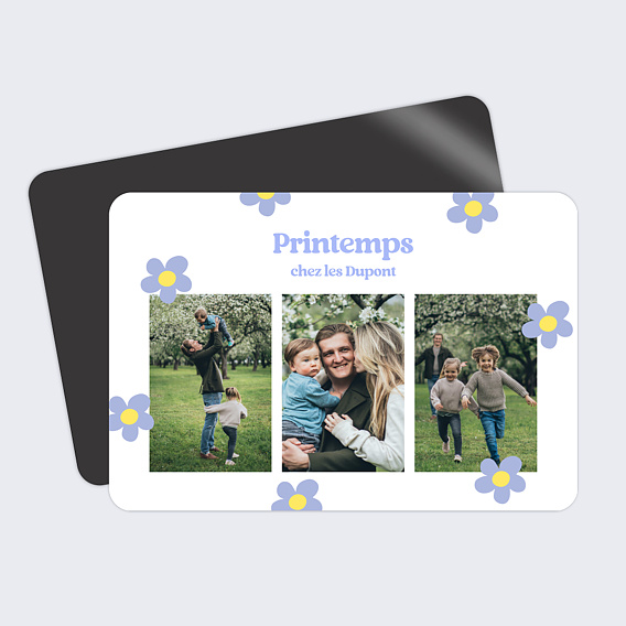 Carte postale aimantée Flowers Party