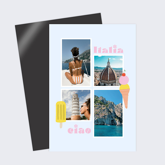 Carte postale aimantée Gelato