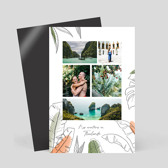 Carte postale aimantée Jungle