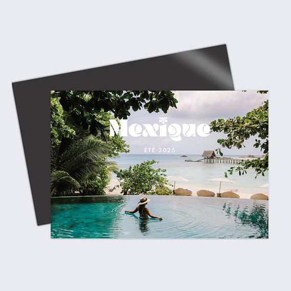 Carte postale aimantée Pleine Page