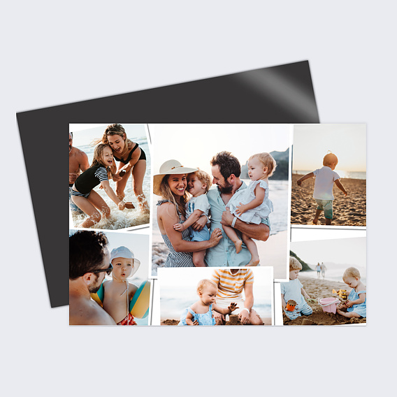 Magnet Carte Postale Collage Photos