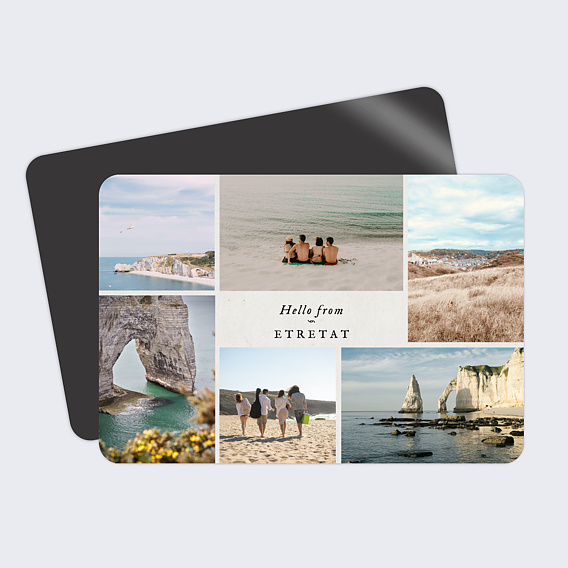 Magnet Carte Postale Virée Estivale