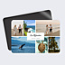 Magnet Carte Postale Multiphoto étiquette paysage