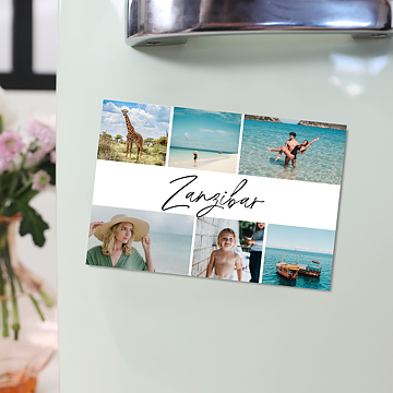 Magnet Carte Postale Escale Tropicale
