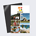Magnet Carte Postale Île Coloré