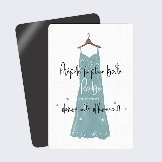 Magnet demande témoin mariage Demoiselle d'Honneur