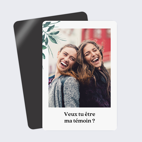 Magnet demande témoin mariage Luxe