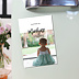 Magnet Faire-part Baptême Belles Lettres