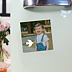 Magnet baptême Colombe Photo