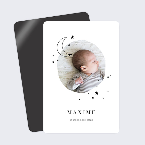 Magnet faire-part naissance Constellation