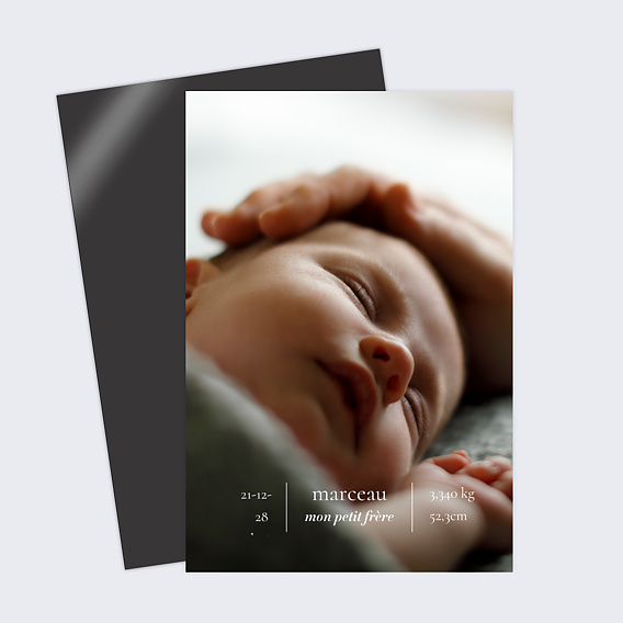 Magnet faire-part naissance Editorial